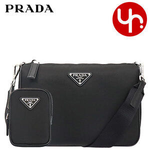 Prada Shoulder Bag Nero Black Tessuto Nylon Saffiano Crossbody Pouch
